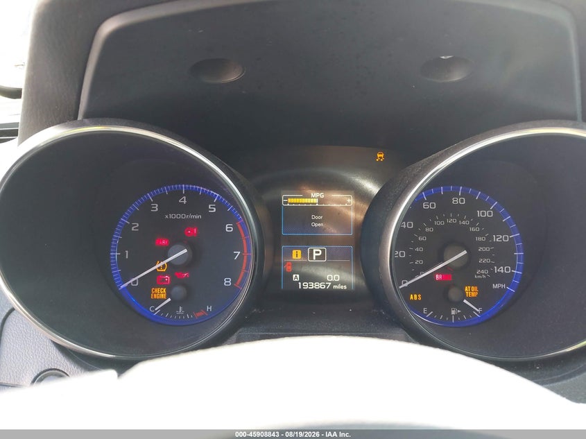 2016 SUBARU OUTBACK auction photo 7