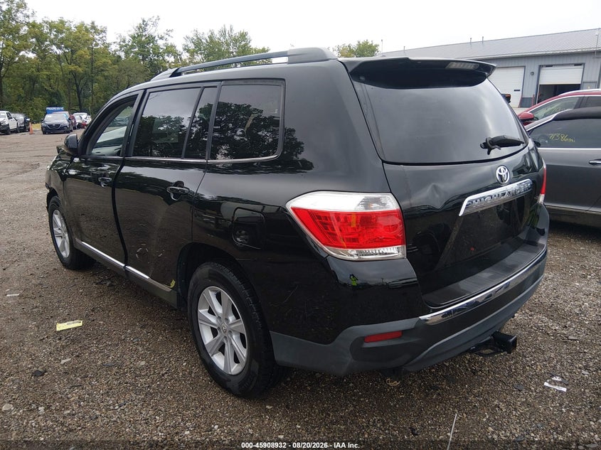 Vin: 5tdbk3eh7bs089861, lot: 46408000, toyota highlander se v6 20113
