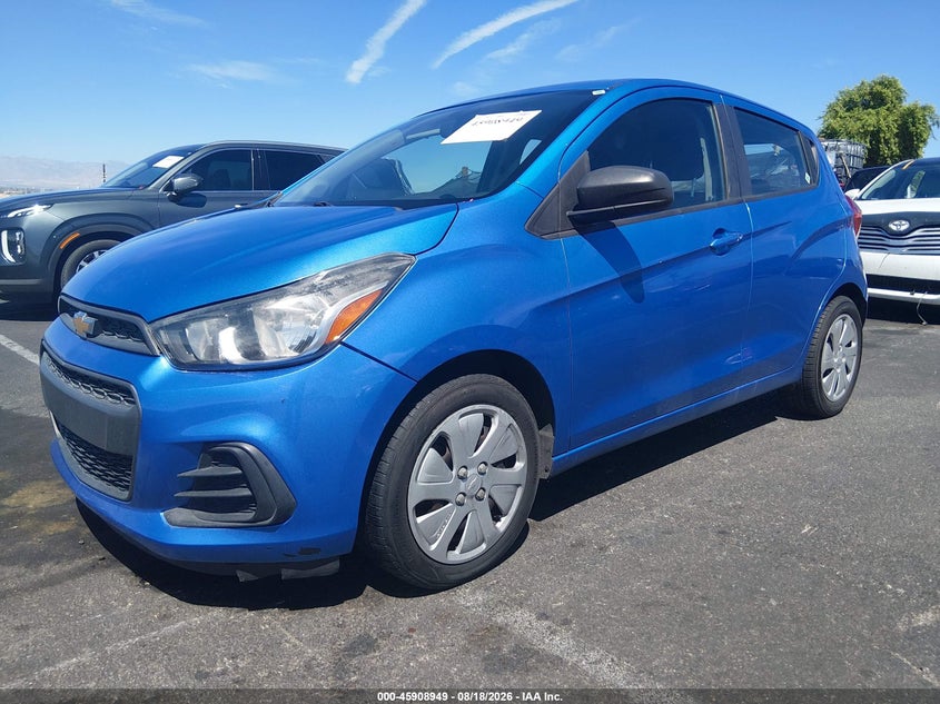 2017 Chevrolet Spark, Неизвестно, IAAI, VIN KL8CB6SA2HC758702 — фото 2
