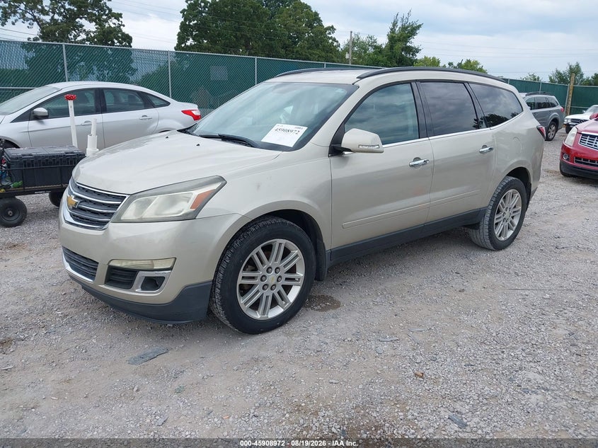 2014 Chevrolet Traverse, Left Side, IAAI, VIN 1GNKRGKD6EJ265991 — photo 2