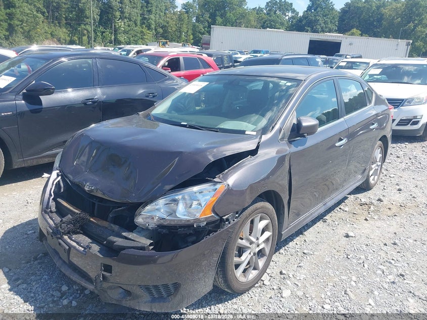 2014 Nissan Sentra, Удар спереду, IAAI, VIN 3N1AB7AP9EY310084 — фото 2