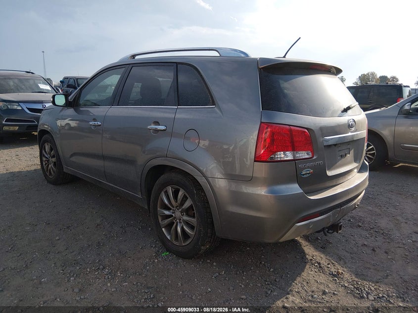 Vin: 5xykw4a24bg155551, lot: 46408101, kia sorento sx v6 20113