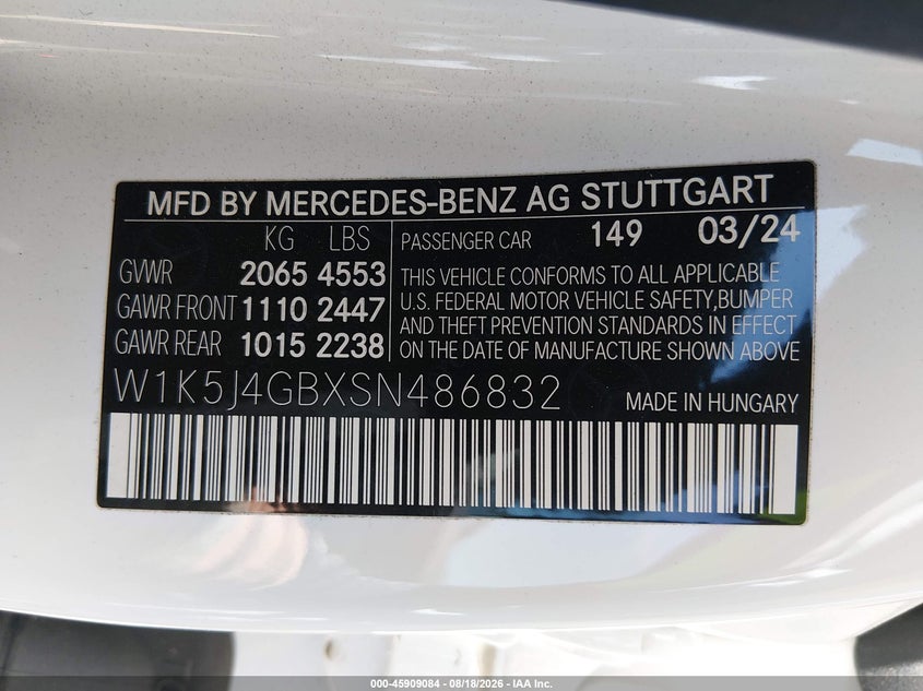 MERCEDES-BENZ CLA 250 COUPE - zdjęcie 9