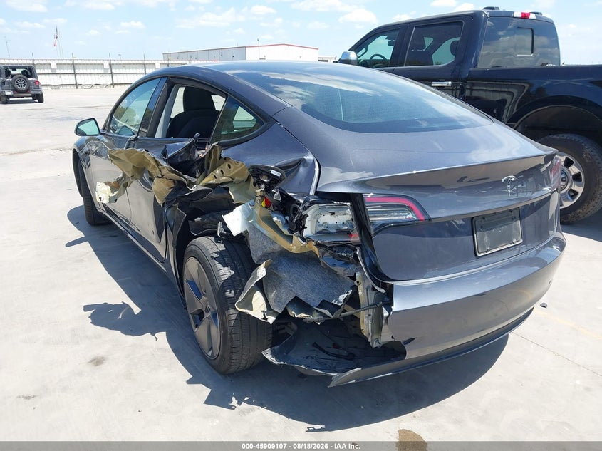 Vin: 5yj3e1ea1pf700191, lot: 46408175, tesla model 3 rear-wheel drive 20233