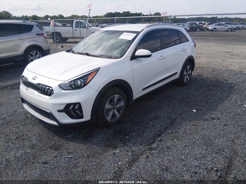 Vin: kndcb3lc8l5439159, lot: 46408180, kia niro lx 20202