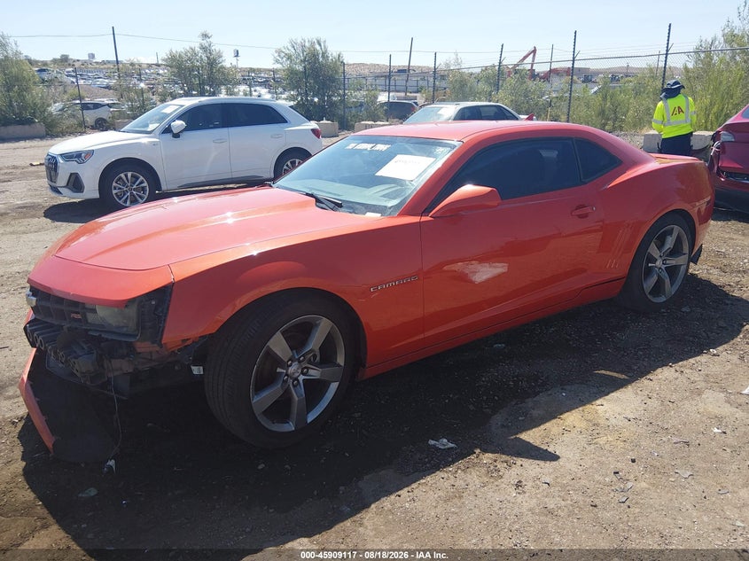 2012 Chevrolet Camaro, Front End, IAAI, VIN 2G1FB1E30C9173873 — photo 2