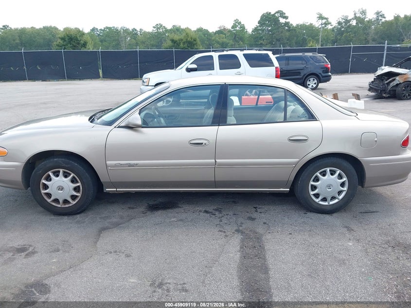 BUICK CENTURY 2001 VIN 2G4WS52J311117998