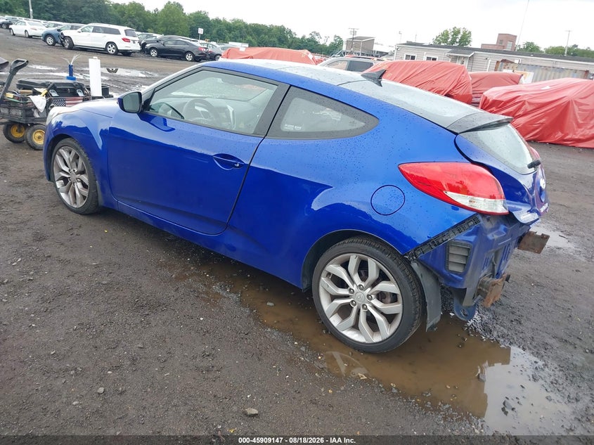 Vin: kmhtc6ad1cu080815, lot: 46408216, hyundai veloster base w/gray 20123