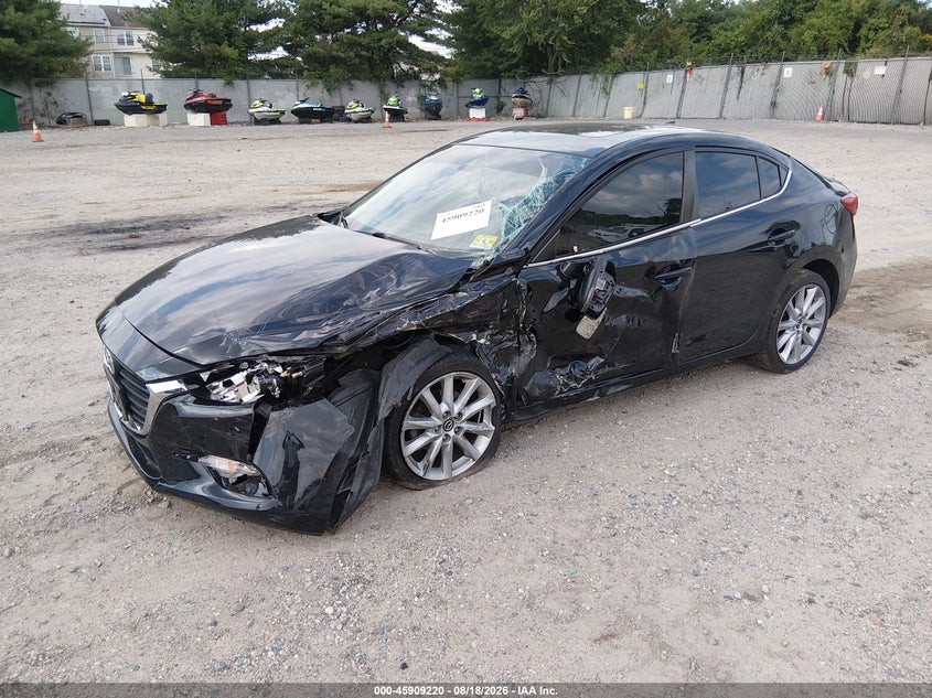 2017 Mazda 3, Левый бок, IAAI, VIN 3MZBN1V78HM116588 — фото 2