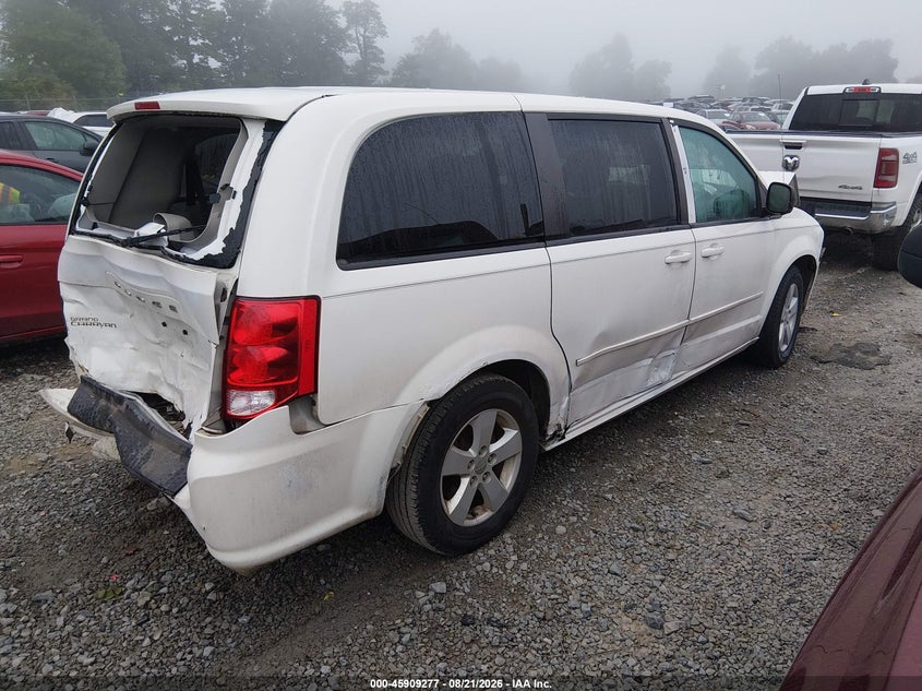 Vin: 2c4rdgbg8dr617589, lot: 46408345, dodge grand caravan se 20134