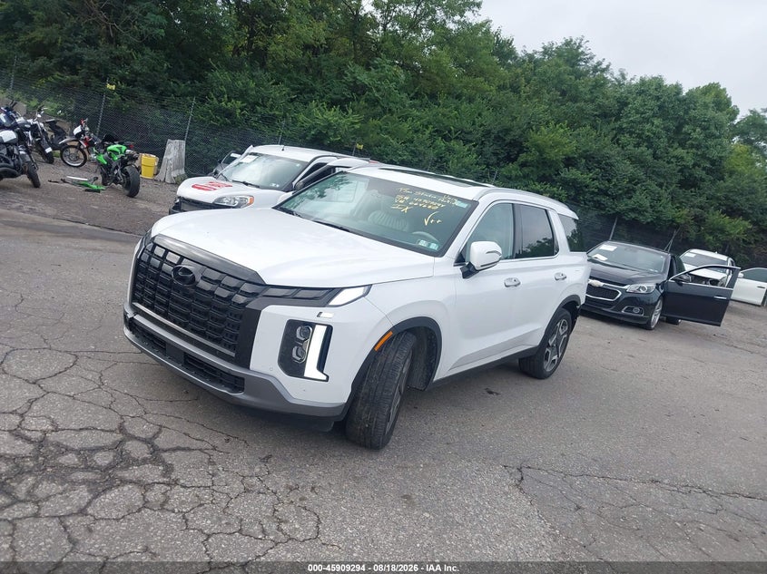 2024 Hyundai Palisade, Rear, IAAI, VIN KM8R5DGEXRU664650 — photo 2