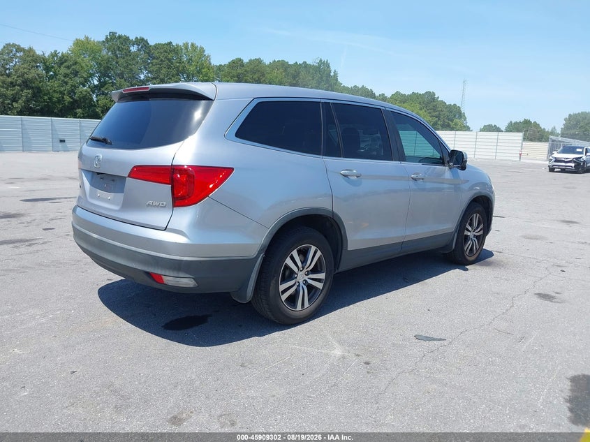 Vin: 5fnyf6h52hb064350, lot: 46408370, honda pilot ex-l 20174