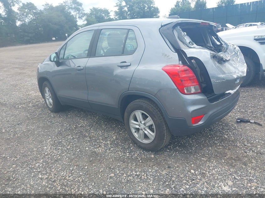 Vin: 3gncjnsb3ll168915, lot: 46408387, chevrolet trax awd ls 20203