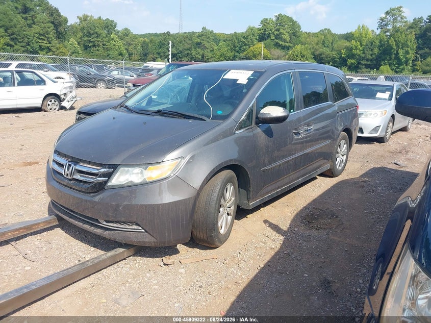 Vin: 5fnrl5h69fb106493, lot: 46408390, honda odyssey ex-l 20152