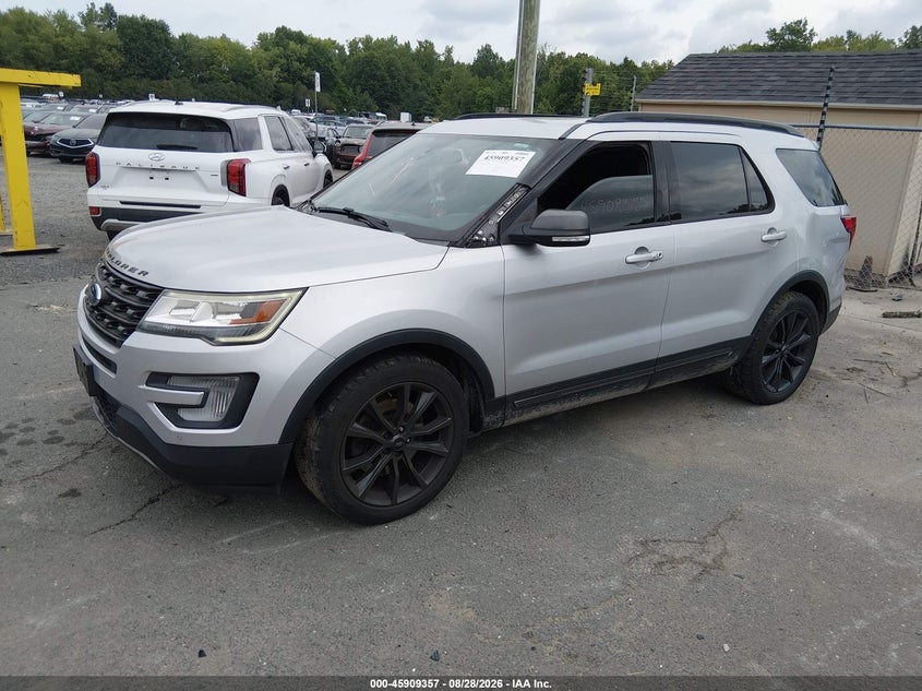 2017 Ford Explorer, Rear, IAAI, VIN 1FM5K8DH8HGC88010 — photo 2