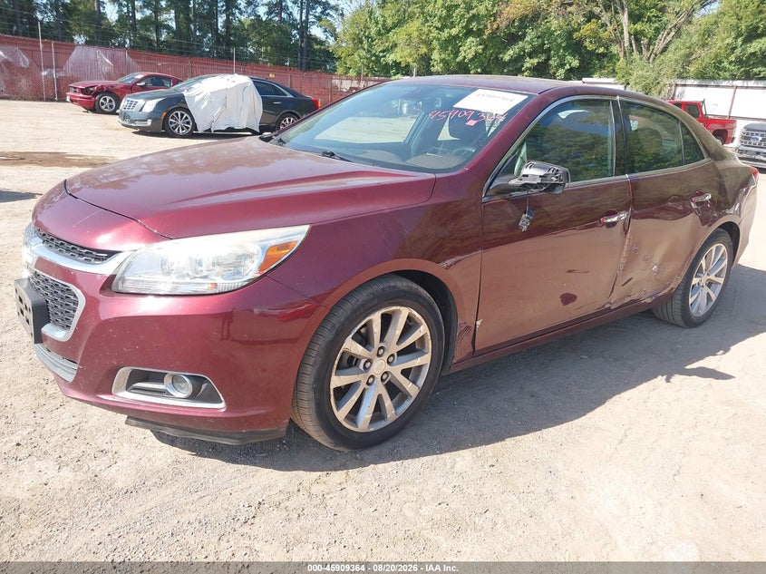 2016 Chevrolet Malibu, Левый бок, IAAI, VIN 1G11E5SAXGF137276 — фото 2