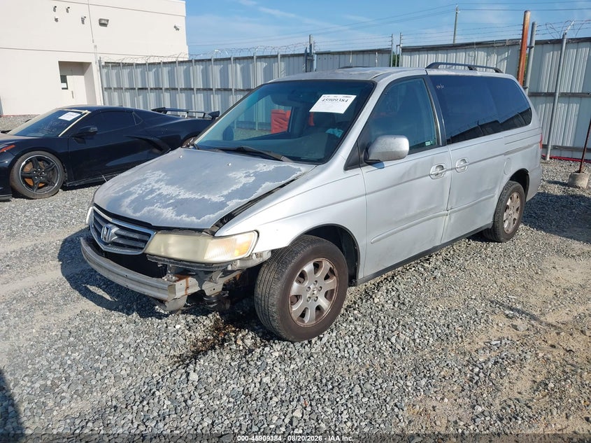 2004 Honda Odyssey, Front End, IAAI, VIN 5FNRL18984B067265 — photo 2