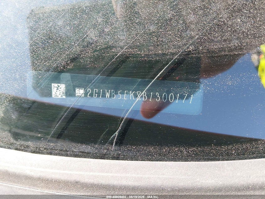 CHEVROLET IMPALA 2011 VIN 2G1WB5EK8B1300171