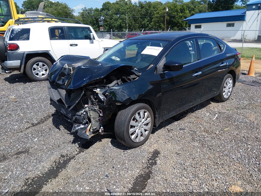 2015 Nissan Sentra S, Front End, IAAI, VIN 3N1AB7AP8FY366678 — photo 2