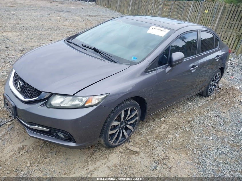2014 Honda Civic, Оба бока, IAAI, VIN 19XFB2F90EE023475 — фото 2