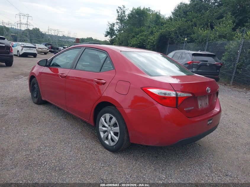 2015 TOYOTA COROLLA auction photo 3