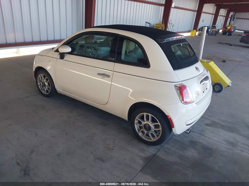 Vin: 3c3cffdr1ct310239, lot: 46408588, fiat 500c pop 20123