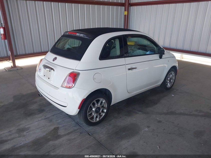 Vin: 3c3cffdr1ct310239, lot: 46408588, fiat 500c pop 20124