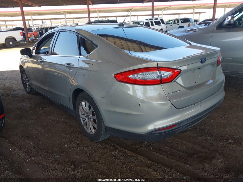 Vin: 3fa6p0g70fr295270, lot: 46408598, ford fusion s 20153