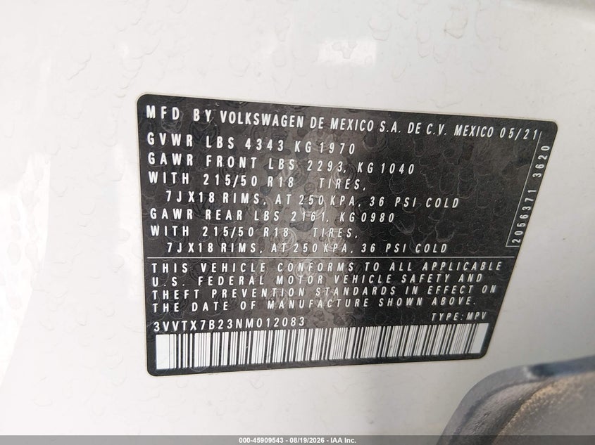 2022 VOLKSWAGEN TAOS 1.5T SE · Фото 9