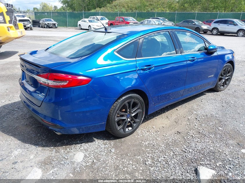 Vin: 3fa6p0lu5jr169572, lot: 46408623, ford fusion hybrid se 20184