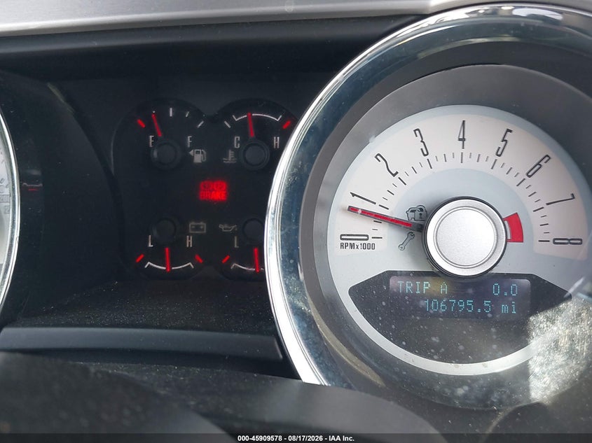 FORD MUSTANG 2012 VIN 1ZVBP8EM4C5286776