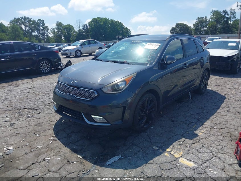 Vin: kndcc3lc7j5134374, lot: 46408653, kia niro ex 20182