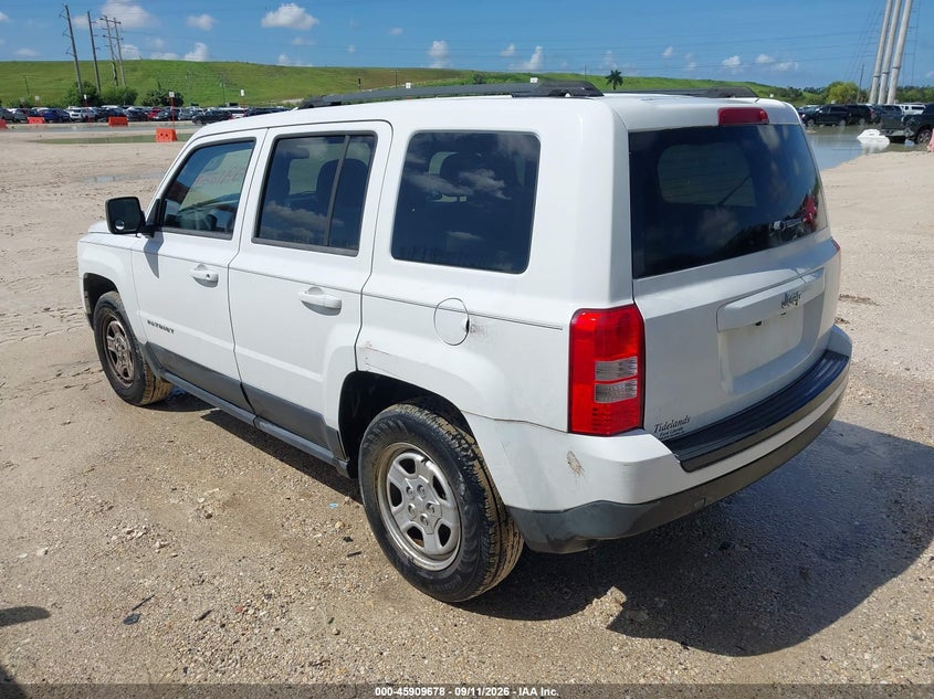 Vin: 1c4njpba2dd265261, lot: 46408746, jeep patriot sport 20133