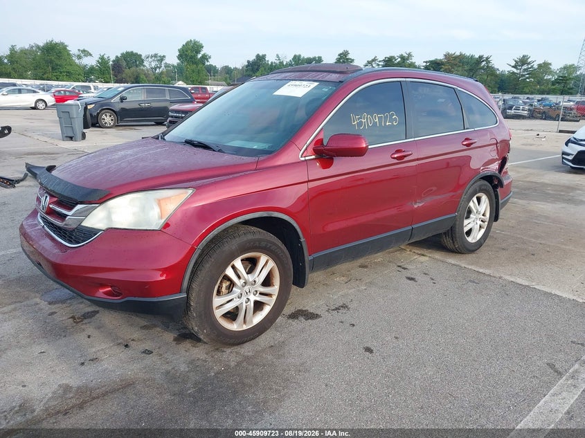 2011 Honda CR-V, Удар сзади, IAAI, VIN 5J6RE4H70BL096483 — фото 2