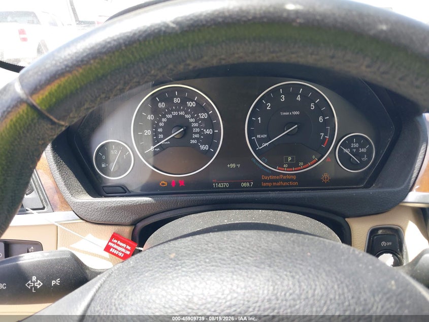 BMW 328I 2015 VIN WBA3C1C58FP853132