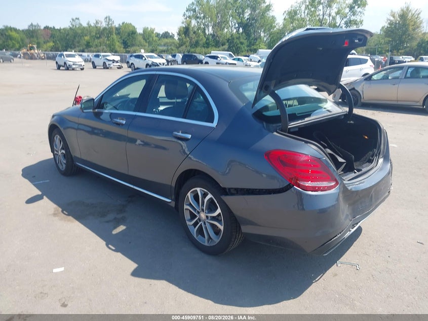 Vin: 55swf4kb8fu037675, lot: 46408819, mercedes-benz c 300 4matic 20153