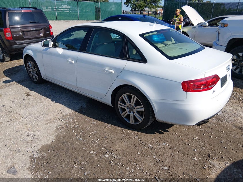 AUDI A4 2010 VIN WAUBFAFL1AN034982