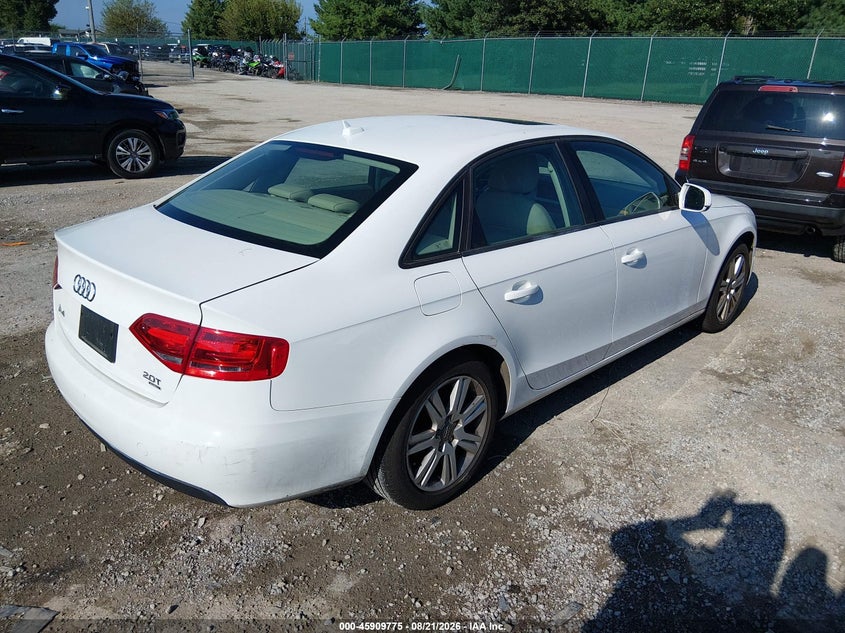 AUDI A4 2010 VIN WAUBFAFL1AN034982