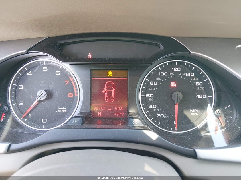 AUDI A4 2010 VIN WAUBFAFL1AN034982