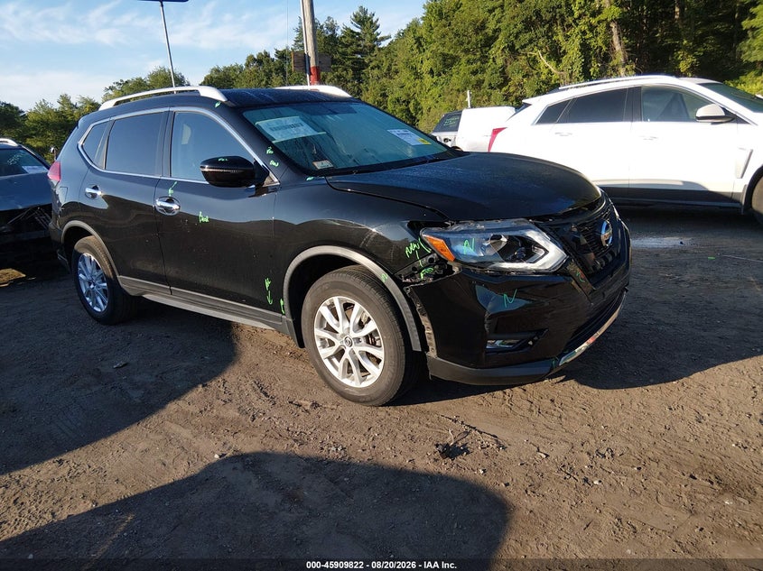 2017 Nissan Rogue Sv, Правый перёд, IAAI, VIN JN8AT2MV5HW003485