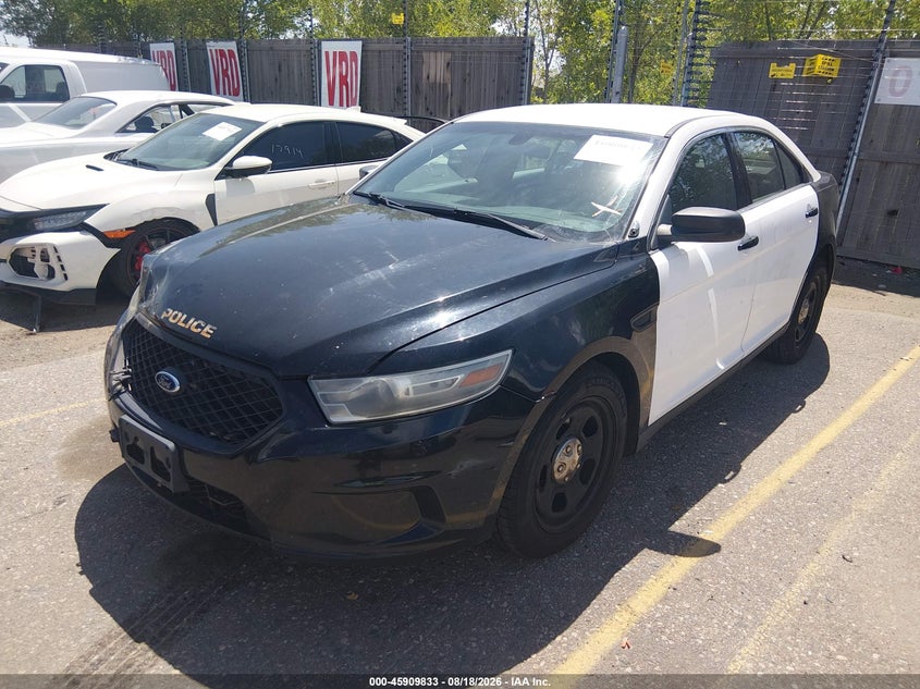 2014 Ford Police Interceptor, Правый бок, IAAI, VIN 1FAHP2MK5EG124498 — фото 2