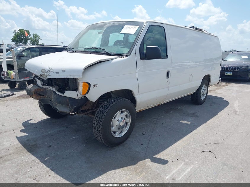 2000 Ford Econoline, Front End, IAAI, VIN 1FTNS24L3YHB21425 — photo 2