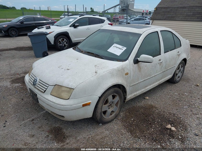 2000 Volkswagen Jetta, Обычный износ, IAAI, VIN 3VWSF29M3YM039762 — фото 2