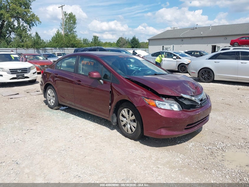 2012 HONDA CIVIC auction photo 1