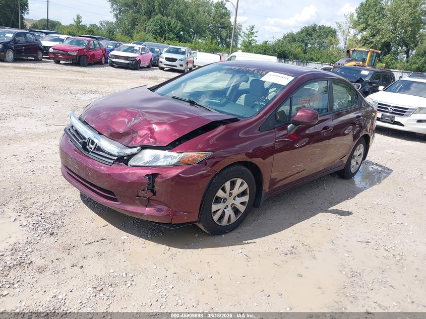 2012 HONDA CIVIC auction photo 2