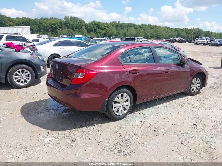 2012 HONDA CIVIC auction photo 4