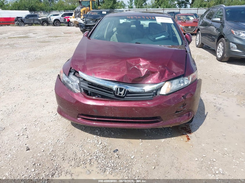2012 HONDA CIVIC auction photo 6