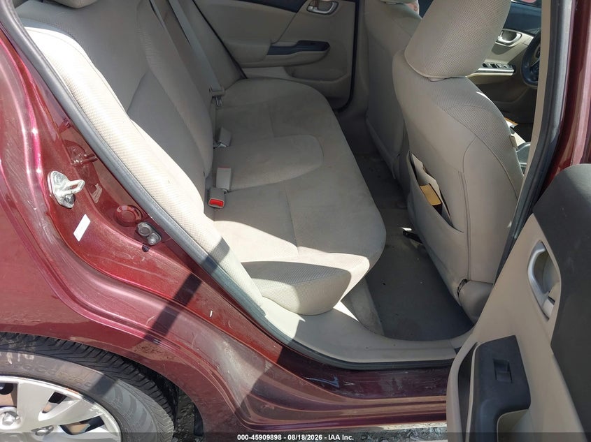 2012 HONDA CIVIC auction photo 8