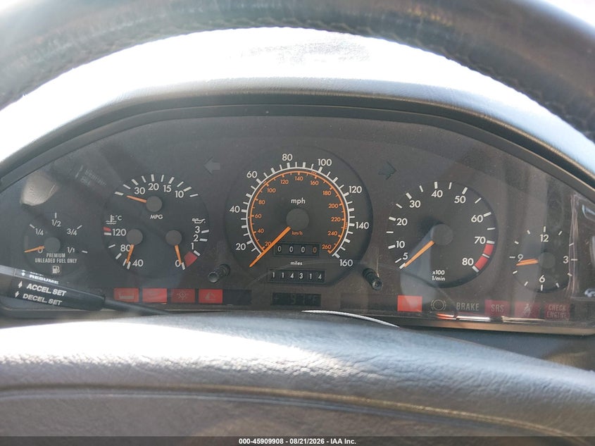 1993 MERCEDES-BENZ 300 SL CABRIO 3.0L I6 FI F