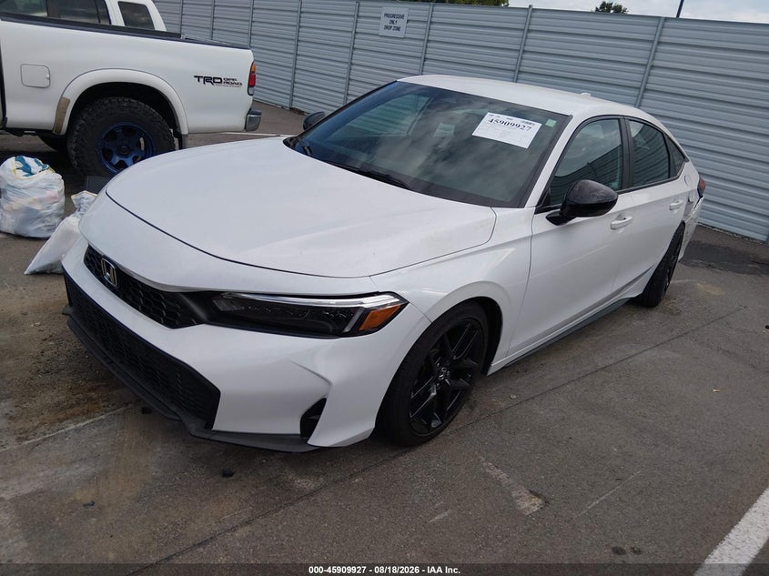 2026 Honda Civic, Left Side, IAAI, VIN 19XFL2H89TE023876 — photo 2